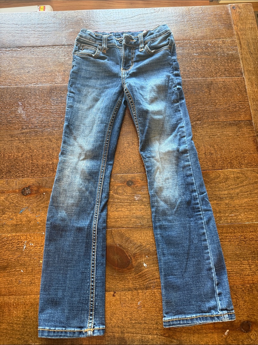 Classic Blue Girl’s Slim Straight Jeans